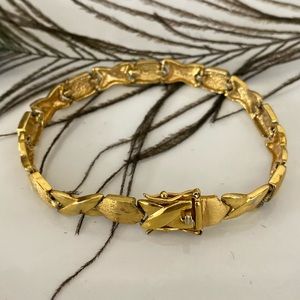 Vintage Fas 925 Gold On Sterling Silver bracelet